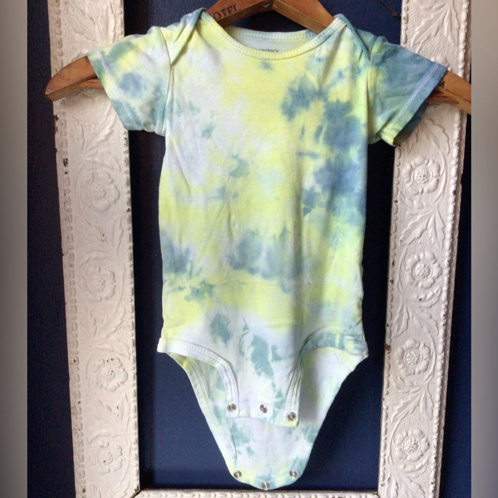 Carter's Ice Dye Baby Onesie